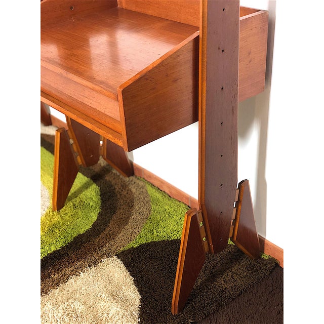 Double-Sided Bookcase with 2 Bays, Italy, 1960s For Sale - Image 15 of 17