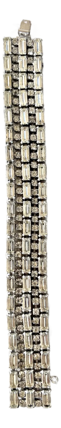 Vintage Rhinestone Wrap Bracelet