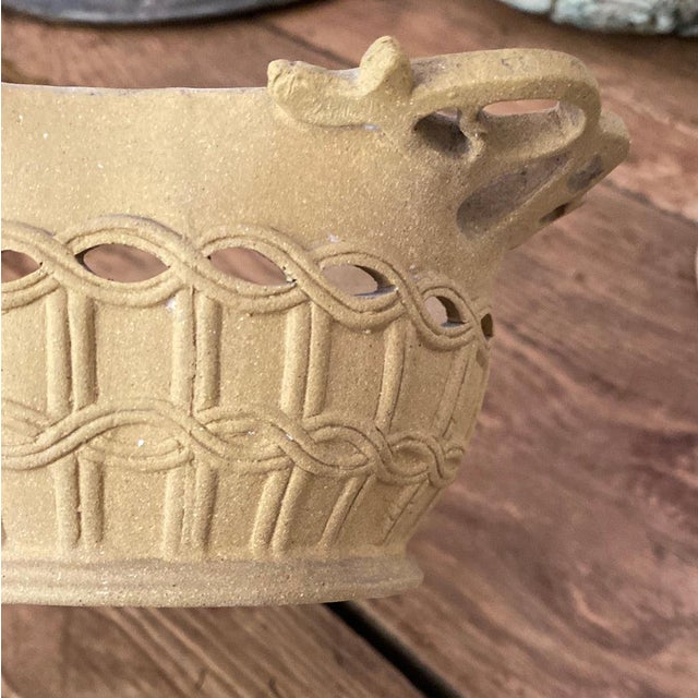 19th Century 19th c English Caneware Basket For Sale - Image 5 of 5