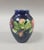 1950s Vintage Walter Moorcroft Clematis Cobalt Blue Tubelined Art Pottery Vase, England For Sale - Image 5 of 8