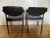 1960s Kai Kristiansen Model 42 Black Leather & Rosewood Chairs, Pair For Sale - Image 10 of 12