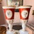 1960s Beautiful pair of Italian ceramic vases // cameo // classical design // gilt rim // ceramic planter // Roman busts // intaglio style For Sale - Image 16 of 17