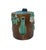 Late 19th Century Holdcroft Majolica Blackberry on Tree Trunk Teapot, Turquoise Blue Cover C. 1877 For Sale - Image 5 of 13