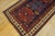 1900s Blue Navy Tribal Geometric Antique Caucasian Kazak Talish Runner Rug For Sale - Image 11 of 12