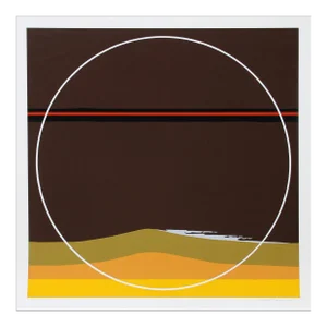 Yellow Dunes, Silkscreen by Thomas Benton