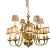 Early 20th Century Dutch Brass Cannonball 12 Arm Chandelier For Sale