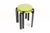 Mid-Century Modern Vintage Mid Century Post Modern Bentwood Stacking Stools — Lime Green + Black Lacquer — Set of Two For Sale - Image 3 of 7