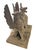 2000 - 2009 Pair of Monumental Neoclassical Cast Iron Winged Griffin Statues For Sale - Image 5 of 12