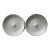 1990s Mikaela Dorfel Mono Germany Gemiini Porcelain Saucers/Bread+Butter Plates - Set of 12 For Sale