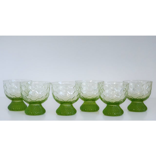 Green Dessert Cups by Mariana Iskra for Ribes Studio, Set of 6 For Sale - Image 8 of 9
