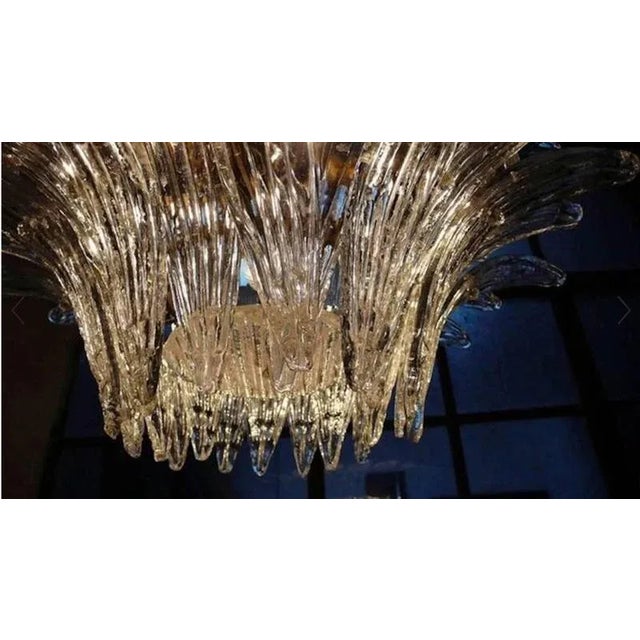 Palmette Chandelier by Barovier & Toso, 1960 For Sale - Image 6 of 7