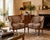 Louis XVI Style Carved Ram’s Head Armchairs in Leopard Upholstery- A pair Dimensions Height: 32 1/2 in. (82.5 cm) Width:...