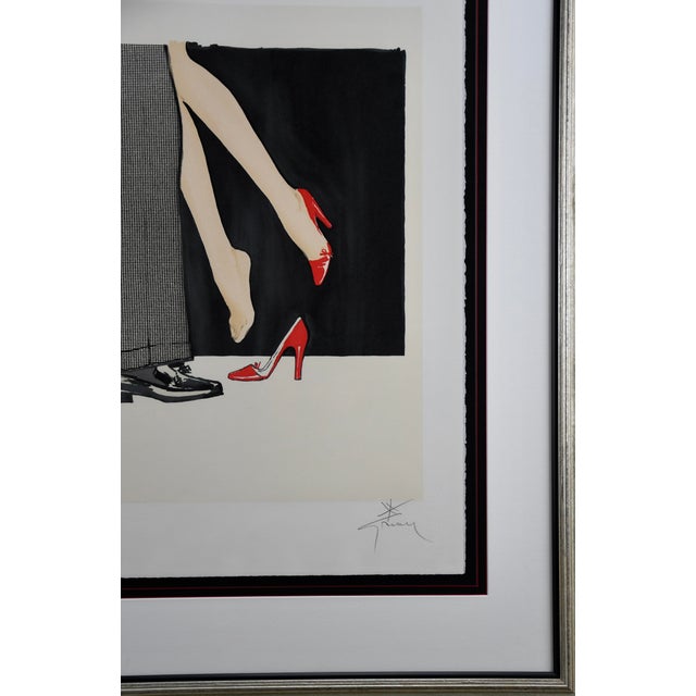 René Gruau, Bonjour Chérie, 1990, Acrylic on Paper For Sale - Image 15 of 17