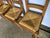 Very nice set of 4 very comfortable chairs Manufactured in the 1950s, largely pegged Straw seats in very good condition...