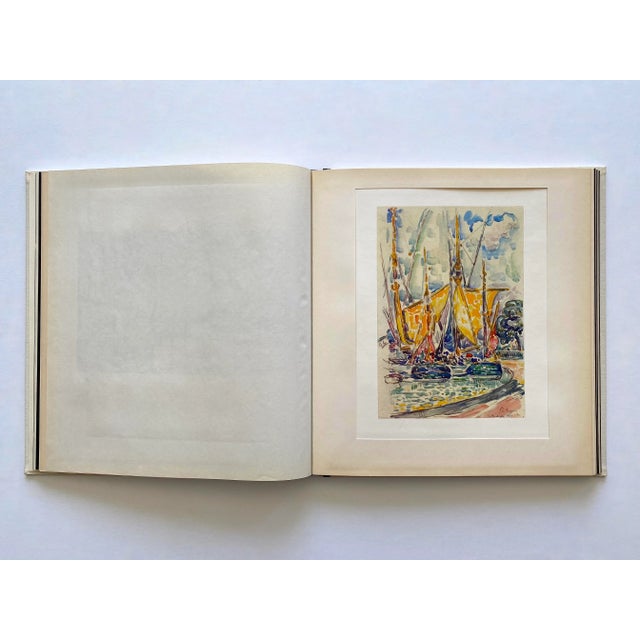 Mid-Century Modern " Master Watercolors of the Twentieth Century " Vintage 1965 First Edition Lithograph Print Large Hardcover Modern Art Book For Sale - Image 3 of 12