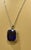 Gemstone 37.5 Carat Tanzanite Necklace & Diamond Pendant with Chain 14 Karat White Gold For Sale - Image 7 of 18