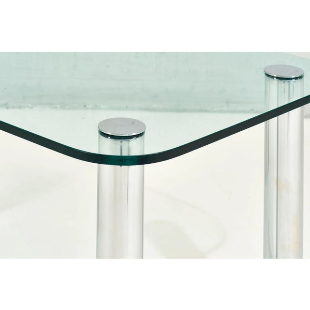 Pace Collection Chrome and Glass Dining Table, 1970 For Sale In Chicago - Image 6 of 8