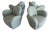 Michael Wolk “Miami” Swivel Lounge Chairs — Set of Four, 1998 For Sale