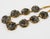 Metal Limoges Black Gray Enamel and Pate De Verre Link Choker Necklace For Sale - Image 7 of 8