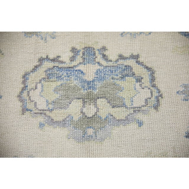 Turkish Handmade Modern Turkish Oushak Rug 4'10" X 7' For Sale - Image 3 of 7