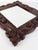 Antique Wood Wall Mirror with Ornate Scrollwork Wooden Frame, 1920s For Sale - Image 9 of 16