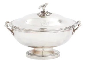 Vintage French Silverplate Covered Tureen