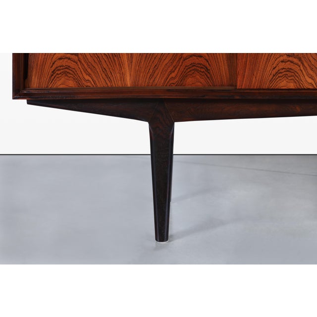 Danish Modern Brazilian Rosewood Credenza by Knud Nielsen For Sale - Image 11 of 16