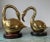 Brass Brass Flamingo Mod Vintage Pair on Wooden Base For Sale - Image 8 of 10