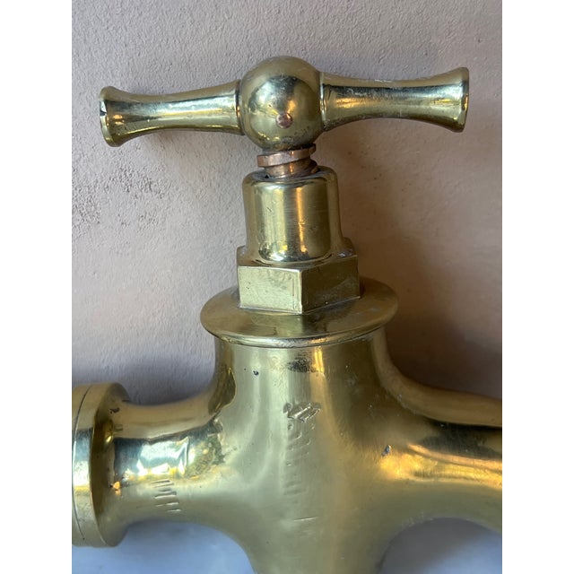 Antique French Brass Water Spout / Faucet For Sale - Image 17 of 18