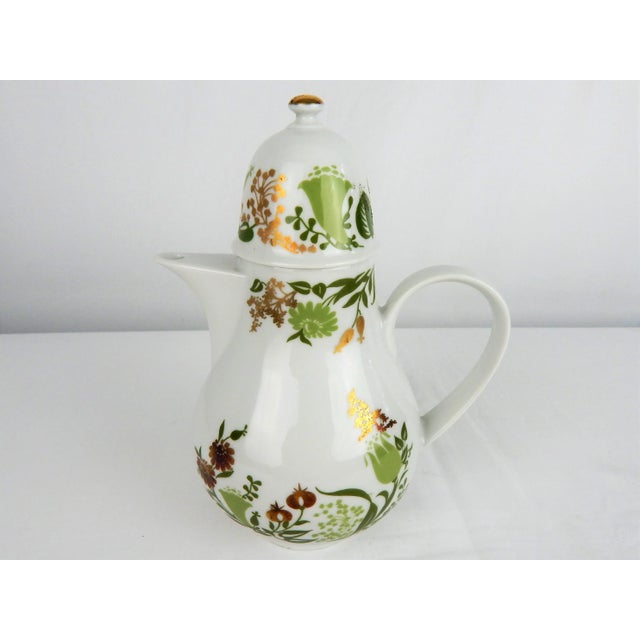 Mid-Century Modern East German Henneberg Chocolate Pot For Sale - Image 3 of 8