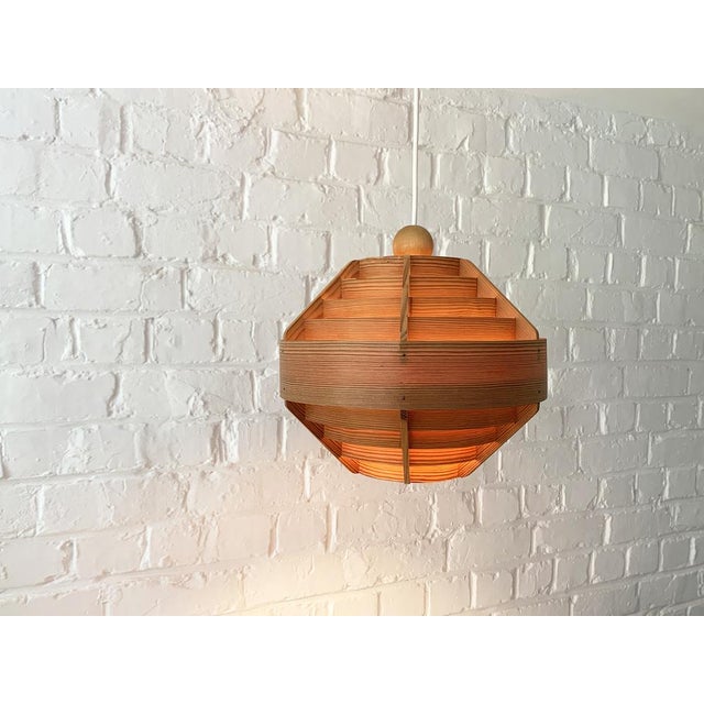 1970s T-510 Pendant Lamp in Pine by Hans-Agne Jakobsson for Ab Markaryd, 1960s For Sale - Image 5 of 15