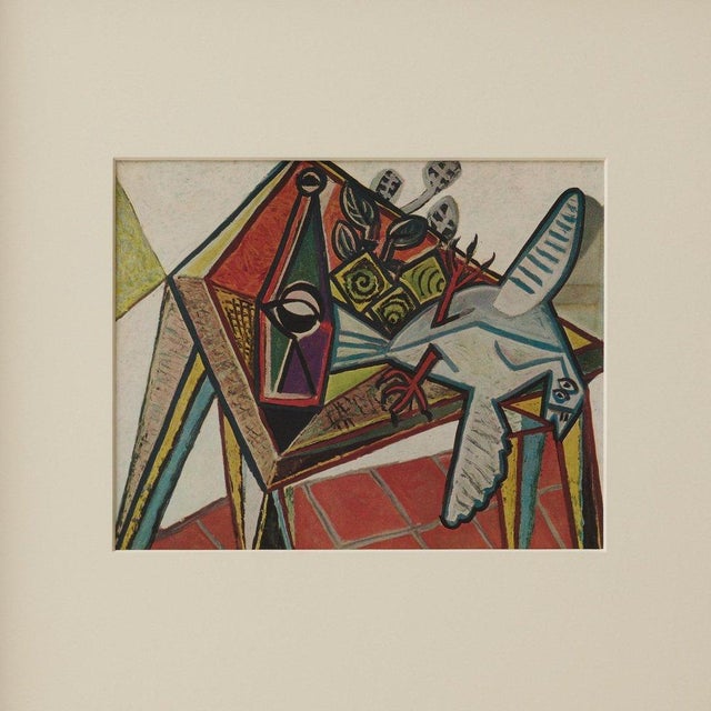 Paper Pablo Picasso, Editions du Chêne Composition, 1943, Color Photograph, Framed For Sale - Image 7 of 15