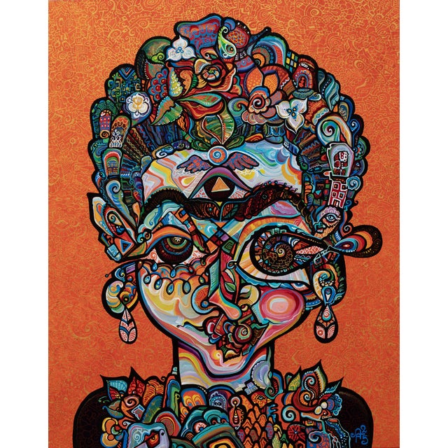 This is a one-of-a-kind original cubist painting by San Diego artist, Alexander Arshansky. Its dimensions are 30" x 24" x...