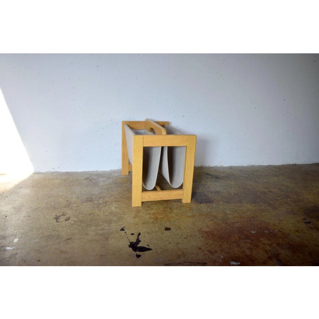 Vintage Scandinavian Magazine Rack, 1970s For Sale - Image 4 of 7