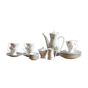 Vintage Model 2000 Coffee Service by Richard Latham & Raymond Loewy for Rosenthal, Set of 23