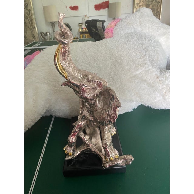 Sterling Silver and Gold-Tone Elephant by Argento For Sale In Miami - Image 6 of 11