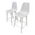 Article Svelti Pure White Counter Stools, Pair For Sale
