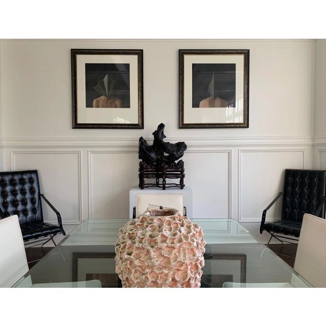 Large Chinese Lingbi Scholar Stone on Stand For Sale - Image 11 of 13