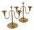 Art Deco Brass Candleholders by Gunner Ander, 1930s, Set of 2 For Sale