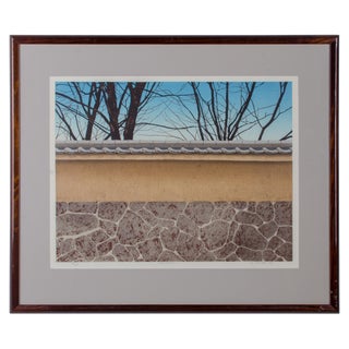 1980s Ted Colyer “November” Woodblock Print For Sale