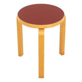Alvar Aalto for Artek L-Leg Bentwood Stool For Sale
