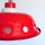 Ceiling Lamp with Red Enamel Overlay, 1960s For Sale - Image 11 of 14