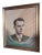 Figurative 1940s Portrait of an Italian Ww2 Soldier Oil Painting Framed and Signed For Sale - Image 3 of 12