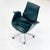 Black Mid-Century Dark Green Model 6727 Tulip Desk Chair by Preben Fabricius & Jørgen Kastholm for Walter Knoll, 1960s For Sale - Image 8 of 12