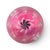 Pink Late 20th Century Cranberry Glass Kugel-Style Botanical Christmas Ornaments, Set of 3 For Sale - Image 8 of 18