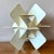 Mid-Century Modern Vintage Boho Origami Resin Table Lamp For Sale - Image 3 of 5
