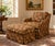 This inviting vintage club chair and matching ottoman bring comfort and style together in a timeless design. Custom...