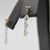 1990s 14k Gold Floating Diamond Dangle Earrings, A Pair For Sale In Los Angeles - Image 6 of 9