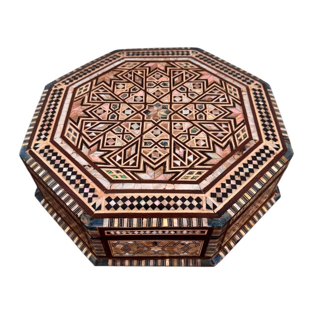 14”W x 4”H x 14”D Crafted by skilled hands over generations. They're not just storage; they're dazzling displays of...