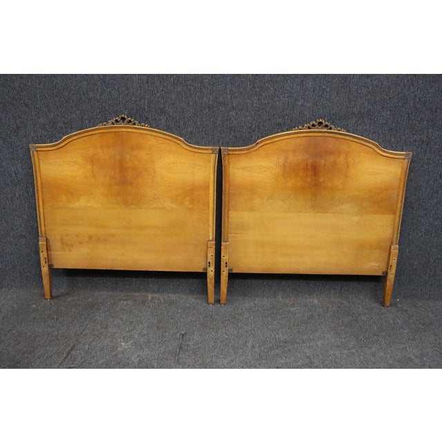 French Style Fruitwood Headboards/Pair Chairish